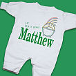 Lil' Pot O Gold Personalized Fleece Romper 6025X